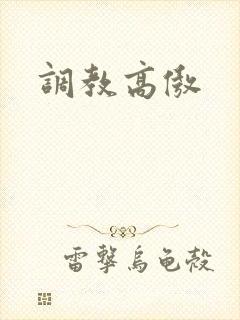 调教高傲
