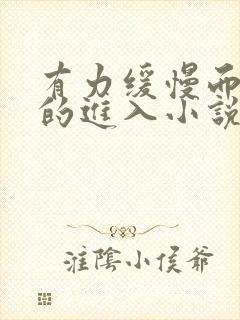 有力缓慢而坚定的进入小说封面