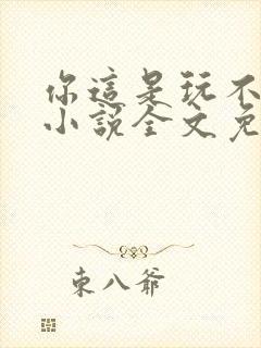 你这是玩不起呀小说全文免费阅读