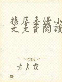杨辰秦惜小说全文免费阅读完整版