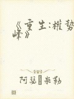 《重生:权势巅峰》