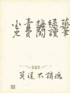 小青梅绿药全文免费阅读笔趣阁封面