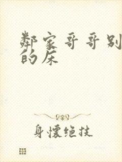 邻家哥哥别上我的床