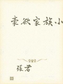 豪欲家族小说