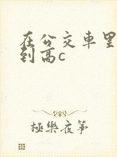 在公交车里c弄到高c