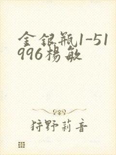 金银瓶1-51996杨敏