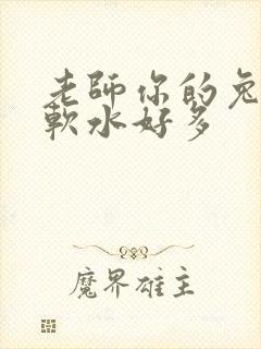老师你的兔子好软水好多
