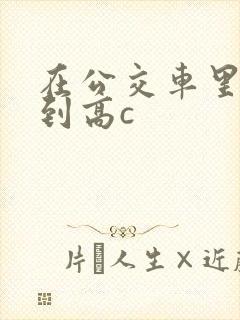 在公交车里c弄到高c