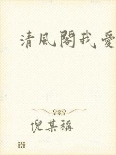 清风阁我爱千封面