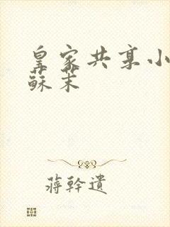 皇家共享小公主苏茉封面