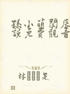 孙小萌闫辰的小说免费观看