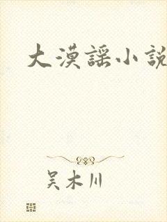 大漠谣小说封面