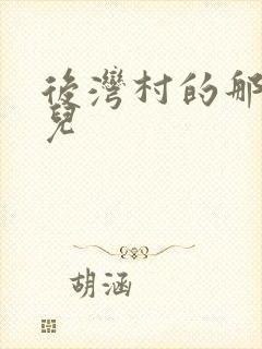 后湾村的那些事儿
