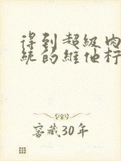 得到超级肉禽系统的维他柠檬茶封面