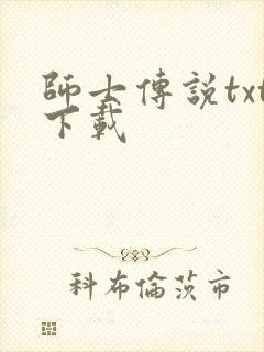 师士传说txt下载