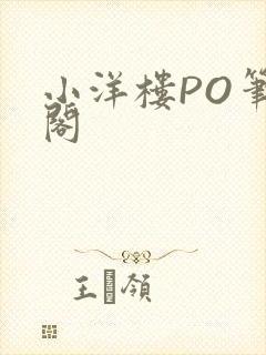小洋楼PO笔趣阁