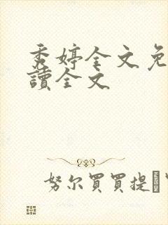 秀婷全文免费阅读全文封面