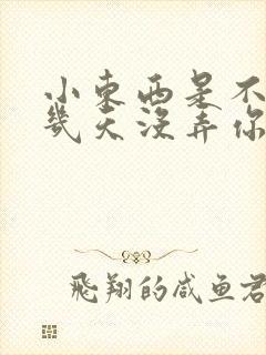 小东西是不是好几天没弄你了
