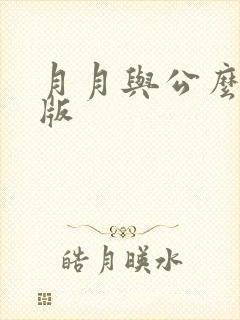 月月与公么完整版封面
