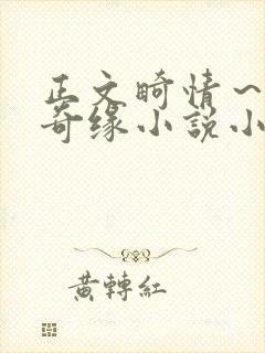 正文畸情～内裤奇缘小说小茹