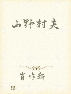 山野村夫封面
