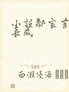 小说邻家有女初长成封面