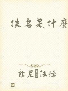 佚名是什么意思封面