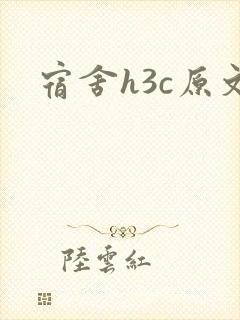 宿舍h3c原文