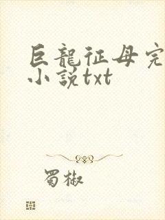 巨龙征母完结版小说txt