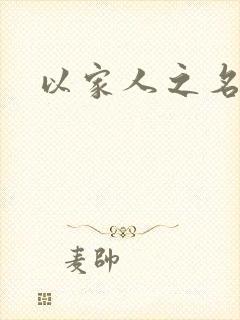 以家人之名小说