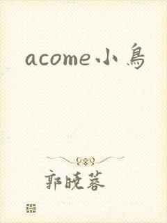 acome小鸟