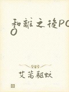 和离之后POPO封面