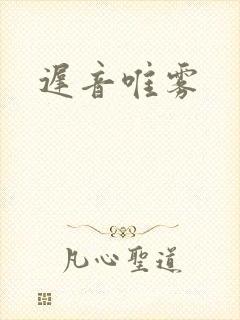 迟音唯雾封面
