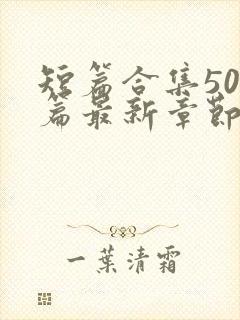 短篇合集500篇最新章节笔趣阁免费阅读