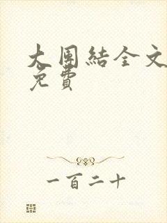 大团结全文阅读免费封面