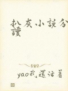 扒灰小说分节阅读封面