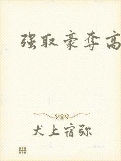 强取豪夺高干文封面