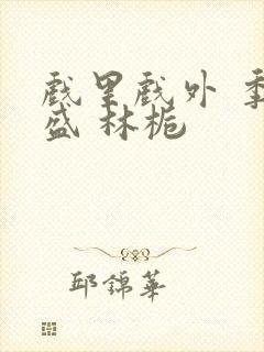 戏里戏外 季淮盛 林栀封面