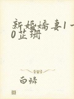 新婚娇妻1一40芷珊封面