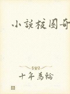 小说校园奇侠