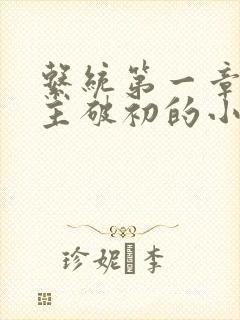 系统第一章给宿主破初的小说