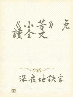 《小芳》免费阅读全文