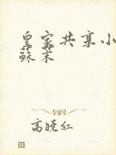 皇家共享小公主苏茉封面