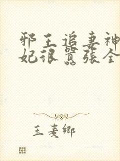 邪王追妻神医狂妃很嚣张全文免费