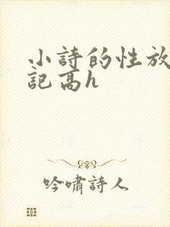 小诗的性放荡日记高h