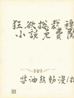 狂欲总裁穆非雪 小说免费阅读