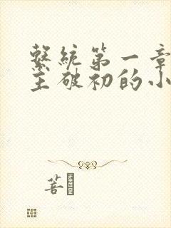 系统第一章给宿主破初的小说