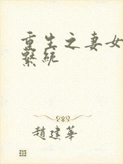 重生之妻女掠夺系统封面