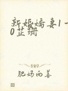 新婚娇妻1一40芷珊封面