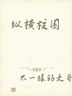 纵横校园封面